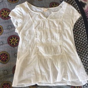 Beautiful lace detail top!